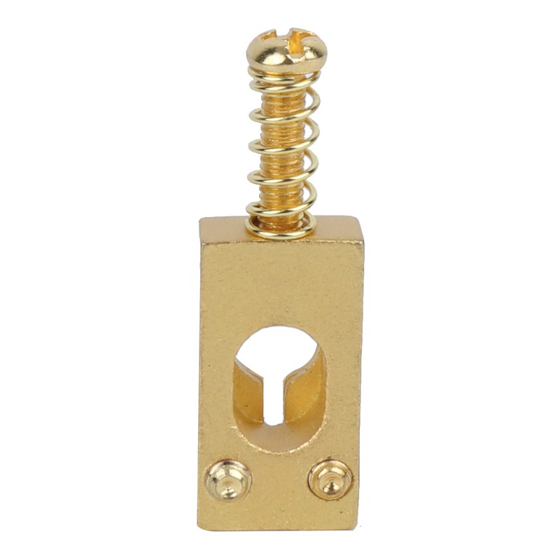 6Pcs Guitar Bridge Saddle Brass String Saddles Replacement Electric Guitar