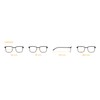 Generisch Dilem Original Brille RB010 mit Wechselbügel ZC702 - Perfekte