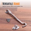 onesto Pack 2 Chrome Cabin Hook | 150mm Cabin Door