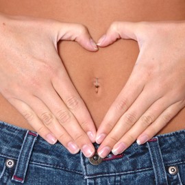 Belly Ring Simple Hoop - 18 Gauge 925 Silver Belly Button Hoop Jewelry - Body Jewelry for Women - 8mm Belly Button Piercings - Hypoallergenic Unisex Body Jewelry