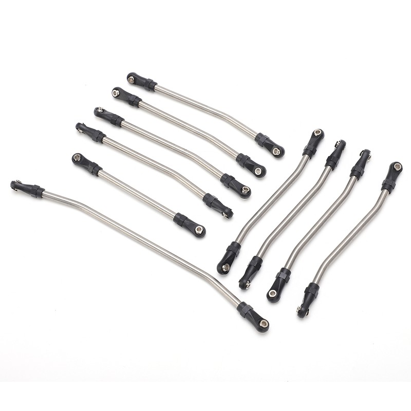 10pcs Stainless Steel Link Rod Fit for Axial Wraith 90018
