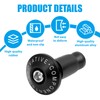 Premium Motorcycle Handlebar End Plug, Aluminium CNC for Universal Handlebars