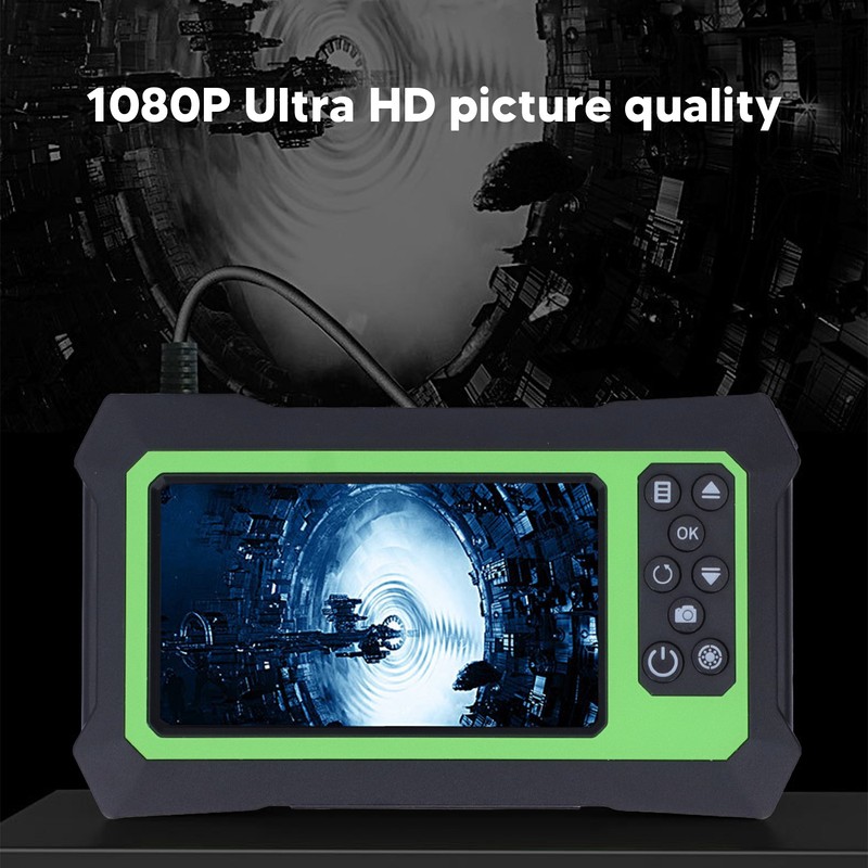 Dual Lens Industrial Endoscope ABS 1080P Digital Inspection Camera Waterproof