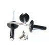Black Exploding Pop Rivets 3/16" Tri-Fold Large Head Aluminum Mandrel