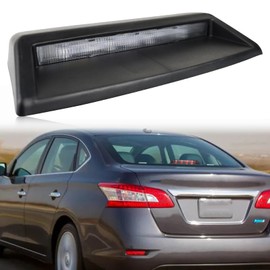KEEGTBOX High Mount Stop Light LED Third Brake Light Assemblies Compatible with Nissan Sentra Sedan 2012 2013 2014 2015 2016 2017 2018 Rear LED Brake Lamp
