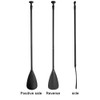 Aluminum Alloy Paddle Detachable Adjustable Kayak Surfboard Paddle Canoe Paddle