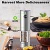 SYTRANREIN Rechargeable Electric Salt and Pepper Grinder Set, Premium Stainless