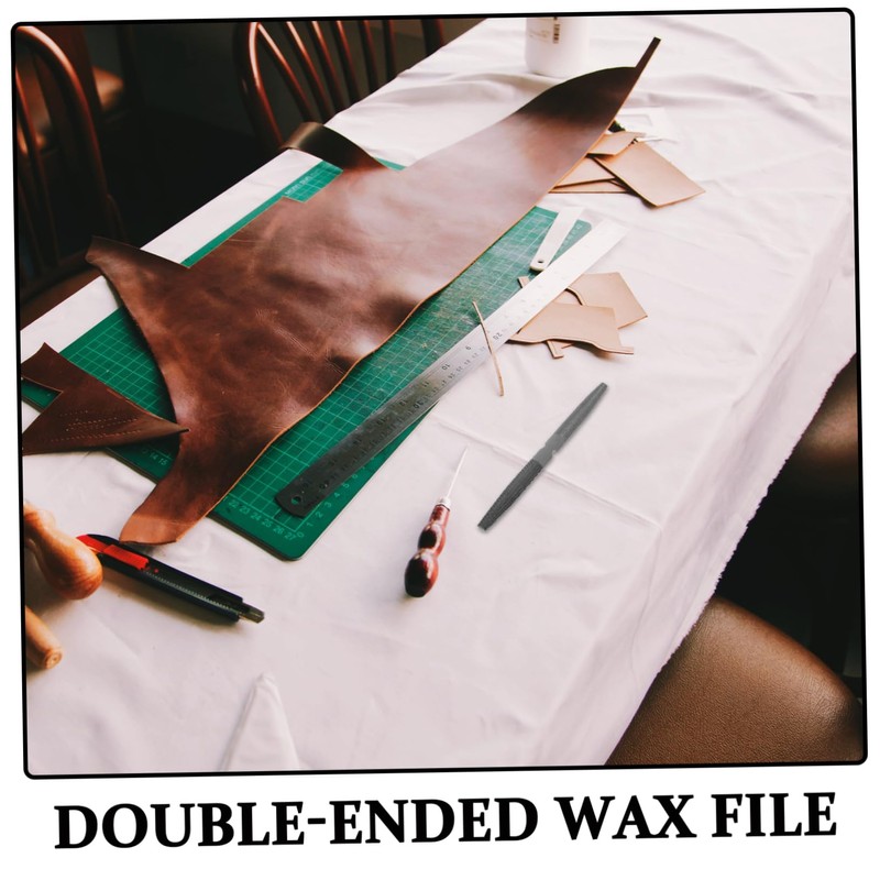 Gatuida Double Ended Half Round Wax File Versatile Carving Tool