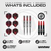 WINMAU Darts Navigator Series 21g - 90% Tungsten Steel Tip