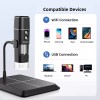 TOMLOV DM1 WiFi Wireless 1000X Digital Microscope Camera Coin Microscope