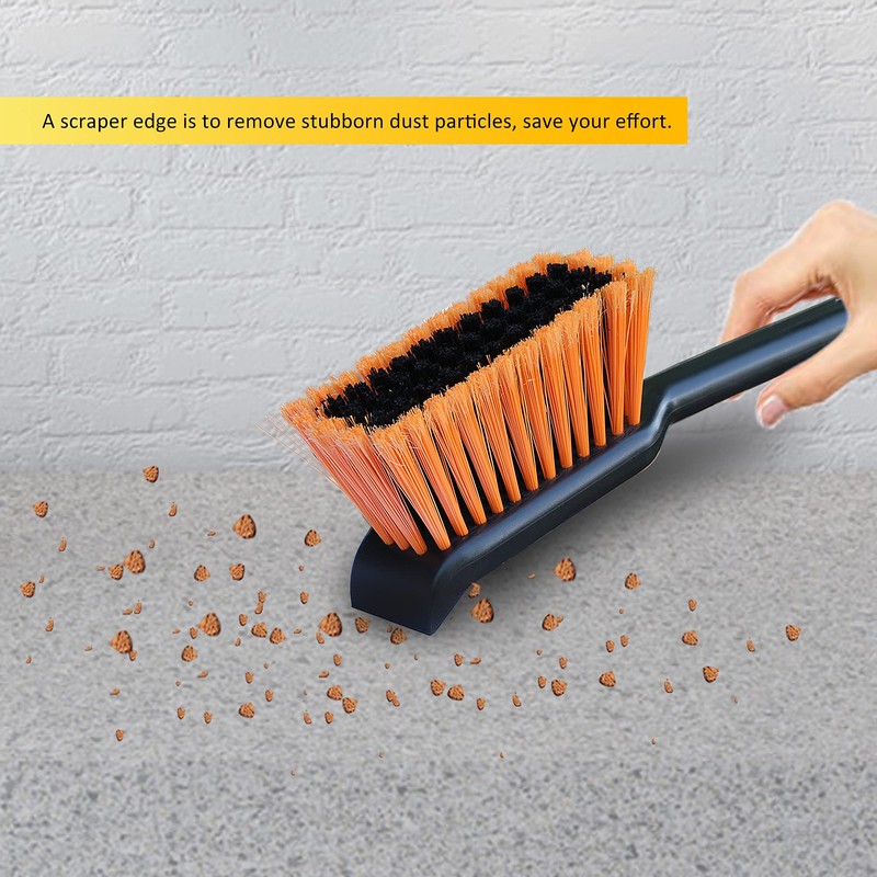 PHYEX 1-Pack 17" Heavy Duty Metal Dust Pan with Cleaning
