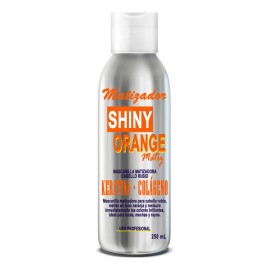 VIVONATURAL Shiny MATIZADOR SHINY ORANGE MASCARILLA MATIZADORA de rose balance en dosificador de 250mL de 250g por 1 unidad