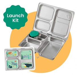 Planetbox LAUNCH Lunch Box Kits (Box, Containers, Magnets), Lettuce Check