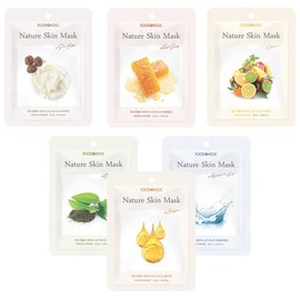 Nature Skin Mask Pack Large Capacity Sheet Pack (40 Sheets) 40 sheets of shea butter