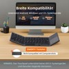 Mcbazel Faltbare Tastatur Bluetooth 5.0 mit Touchpad, Tragbare Kabellose Tastatur