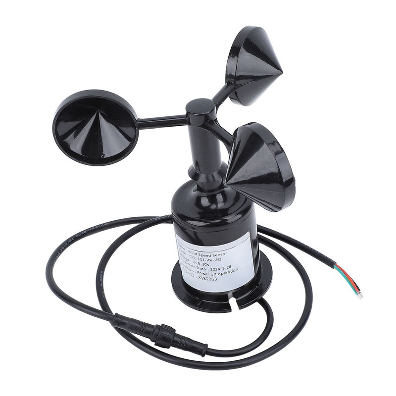 Wind Speed Sensor Professional High Accuracy 3 Cups Wind Speed
