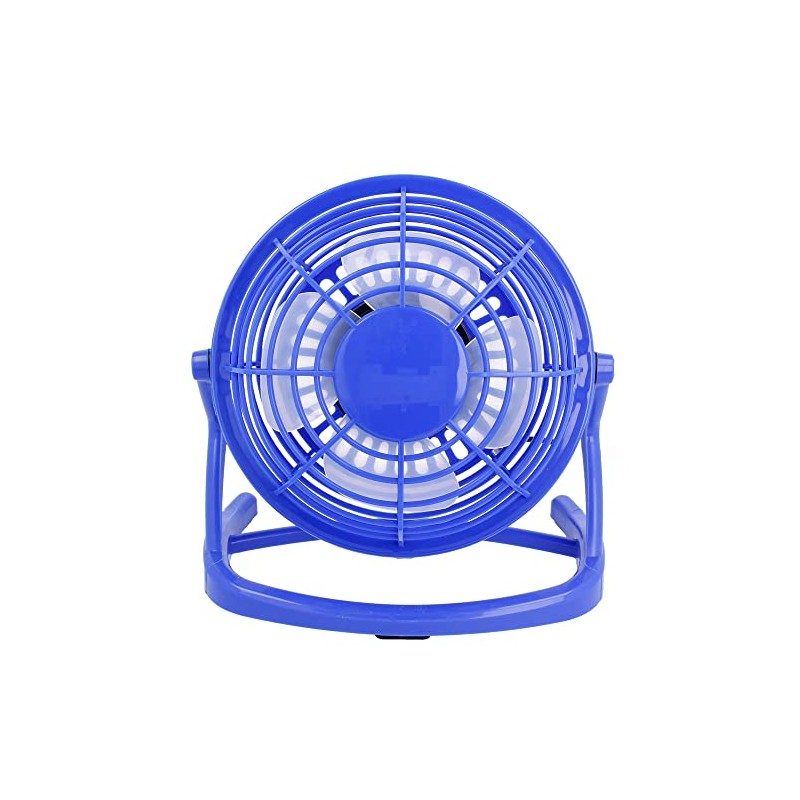 REY Mini USB Laptop Desktop Fan Silent Rotating Blue