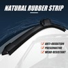 Universal UTV & Golf Cart Wiper Blade with Manual Wiper