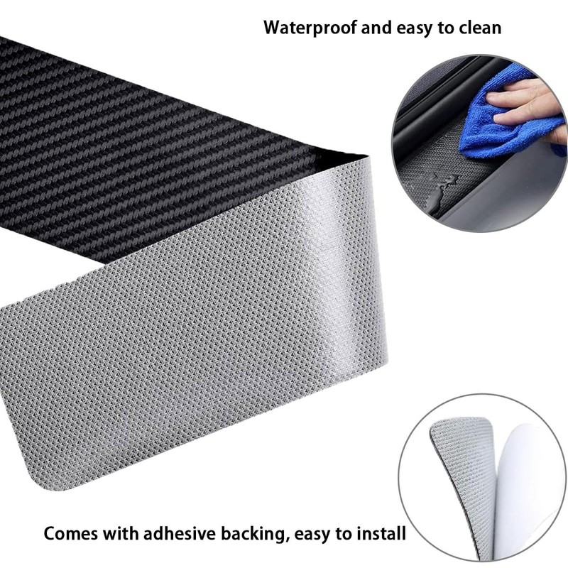 YUNXINGJV Door Sill Protector Stickers for Toyota Tacoma, 4 Pcs