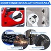 for Jeep Door Hinges Wrangler JL Inside and Outside 4