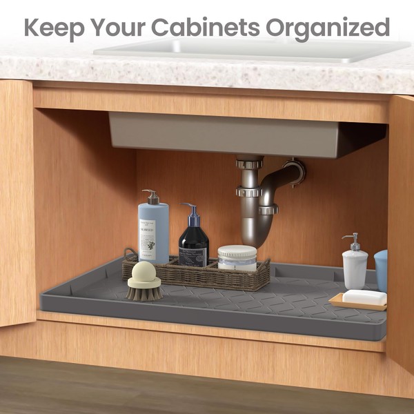 MateeyLife MateeyLife 34' x 22' Silicone Under Sink Mat for