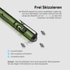 OLIGHT OPEN Mini 2 Multifunctional Ballpoint Pen and Pencil, Black