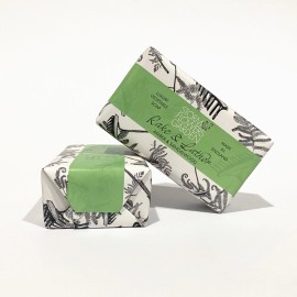 Storm Flowers Garden Rake and Lather | Amber and Sandalwood Scent Soap Bar 190g