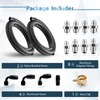 GESEXI Universal Power Steering Pump Hose Kit Return to Reservoir