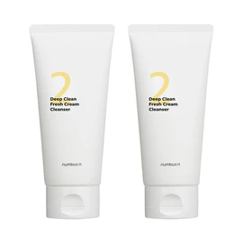 numbuzin numuzin No. 2 Deep Clean Fresh Cream Cleanser Double Set (120mL+120mL) - numuzin No. 2 Deep Clean Fresh