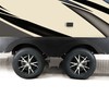 RecPro RV Tandem Fender Skirt | 78" W x 14