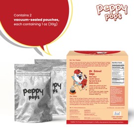 Peppy Pops | PACK OF 6, Peri Peri Flavored Foxnuts 2 oz (57 gm) – Spicy, Tangy & Crunchy Roasted Makhana Snack, Gluten-Free Healthy Snack for Travel, Office & Gaming By Pride of India