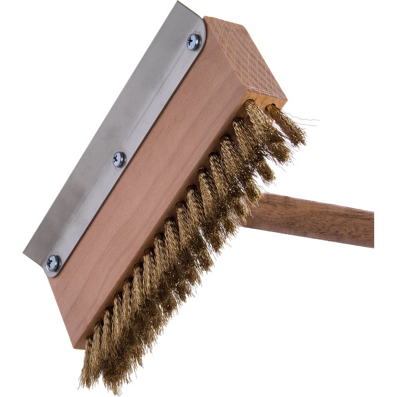 Carlisle FoodService Products 4152000 Oven Brush & Scraper With Handle,