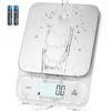 BOMATA Waterproof IPX6 Kitchen Scale, 0.1 g/0.01 oz High Precision,