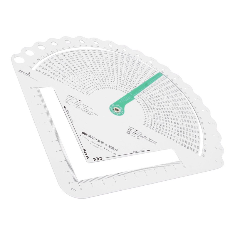 Knitting Ruler Knitting Gauge Measuring Tool Multifunctional Accurate Knitting Stitch