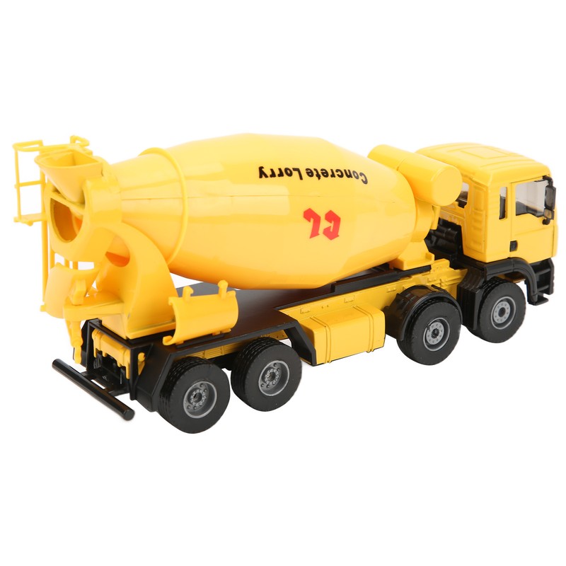 1:50 Concrete Mixer Truck Model Simulation Alloy Engineering Transport Vehicle