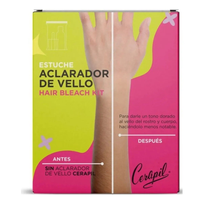 Aclarador Vello Cerapil Estuche Hair Bleach