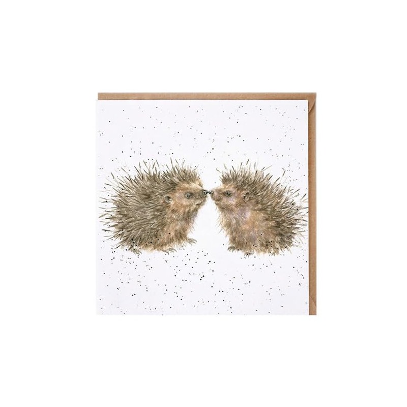 Wrendale Designs - 'Hogs And Kisses' Card