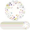 Spring Placemats Disposable 50 Pack - Watercolor Table Mats for