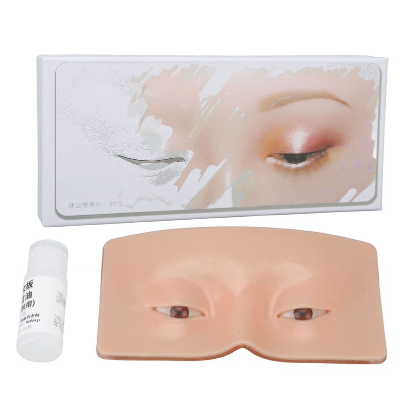 Makeup Practice Board Eyebrows Stick Eyelash Professional Fake Practice Skin