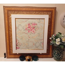 Vintage Floral Adhesive Paper Vinyl Shelf Liner Peel Stick Dresser Drawer Sticker Home Deco 17.7inch by 118inch (Multi-Flower3)