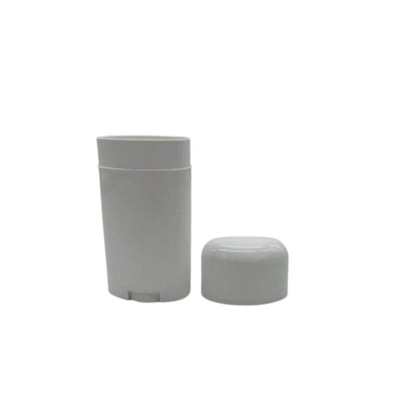 Deodorant Container Oval Empty 2.65oz/78ml - Twist-Up Refillable Plastic Tube