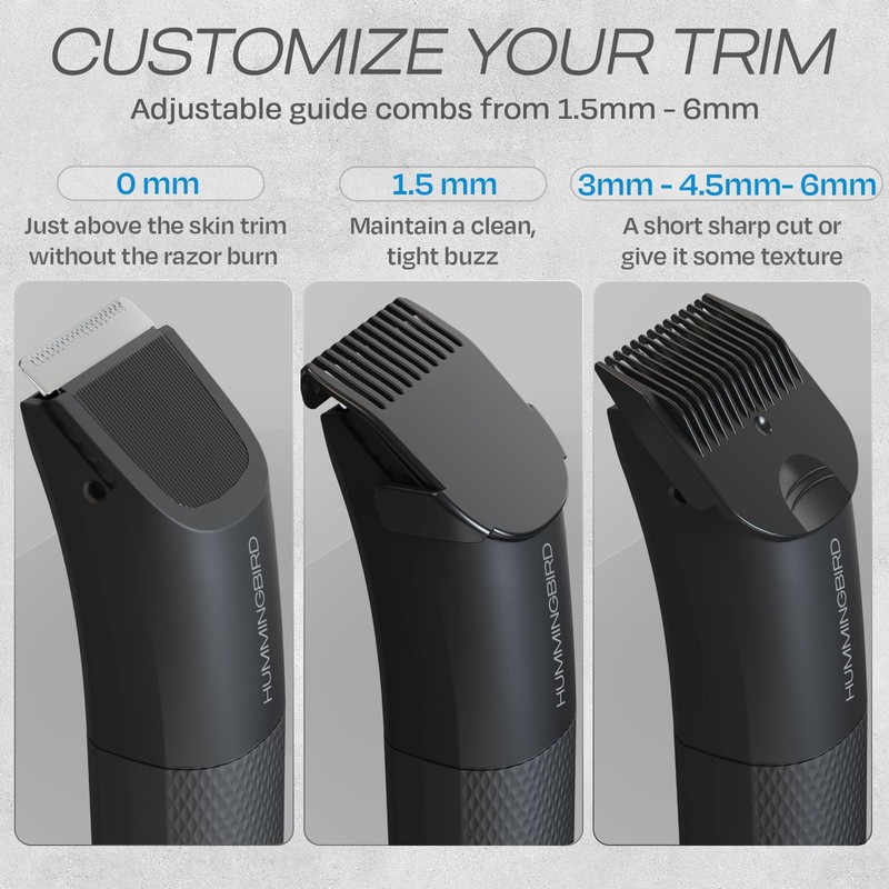HUMMINGBIRD MK5 Pubic Hair Trimmer for Men – Ceramic Blade,