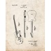 The Clarence Fender Telecaster Patent Print Old Look (8.5" x