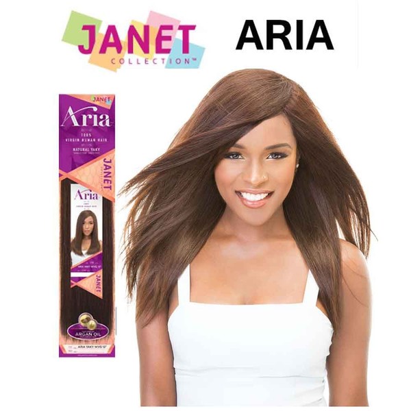 Janet Collection Aria 100% Virgin Human Weaving Hair (12", 1)