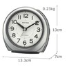 RHYTHM 4RL438SR19 Alarm Clock, Radio Clock, Electronic Sound Alarm (Just