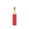 10PCS Banana Plugs 4mm Audio Jack Connector Solderless Six Blade