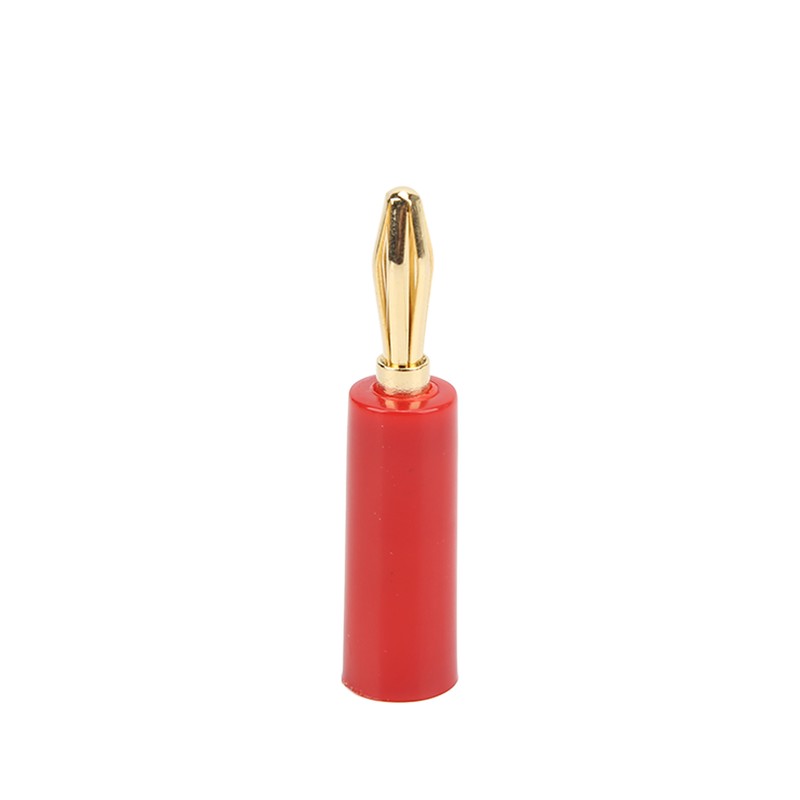 10PCS Banana Plugs 4mm Audio Jack Connector Solderless Six Blade