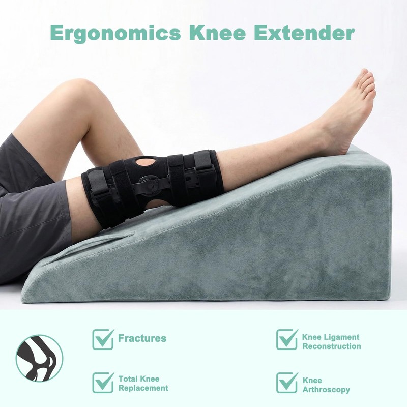 WarmInsula Leg Elevation Pillows for After Surgery, Memory Foam Knee
