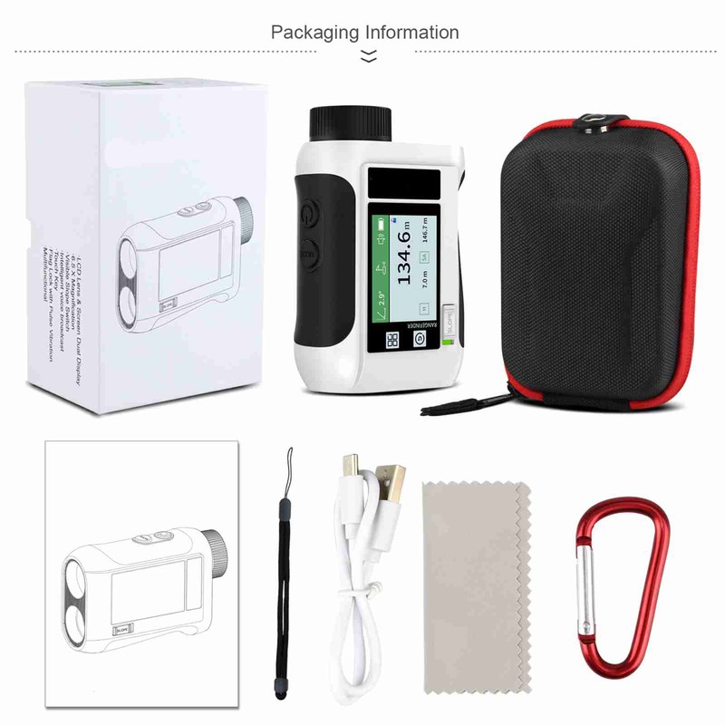 600M / 800M / 1200M / 1500M Golf Rangefinder Distance