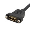 StarTech HDMIPNLFM3 Cable HDMI para Montaje en Panel, Hembra a
